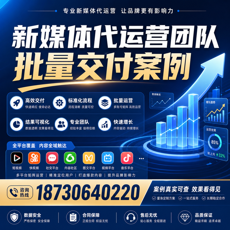 洛阳代运营公司多客户账号批量高效交付案例